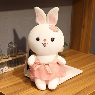 Jouet réaliste lavable de lapin bourré par 30cm de main