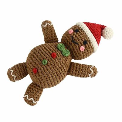 Poupée peignée faite main 20cm de crochet tissée par coton