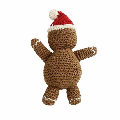 Poupée peignée faite main 20cm de crochet tissée par coton