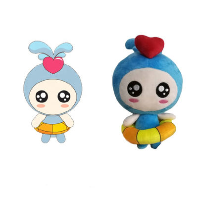 Jouet de mascotte de peluche rempli par coton du polypropylène ISO9001