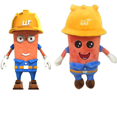 Jouet de mascotte de peluche rempli par coton du polypropylène ISO9001