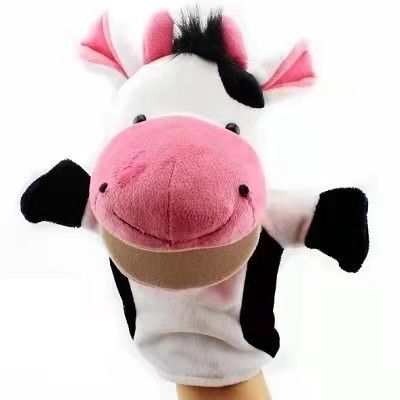 poupée molle animale de marionnettes de main de peluche intéressante de 20cm pour des bébés