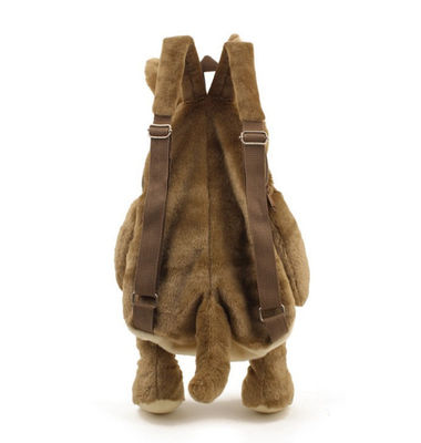 Production d'ODM du sac à dos des enfants animaux de sac à dos de tissu court de peluche
