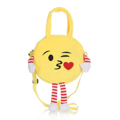 Le sac à dos lavable de peluche d'Emoji de machine avec du coton de pp a rempli