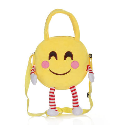 Le sac à dos lavable de peluche d'Emoji de machine avec du coton de pp a rempli