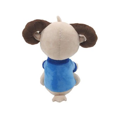 Le coton de 30cm pp des enfants remplissant peluche mignonne d'agneau joue l'oreiller de sommeil