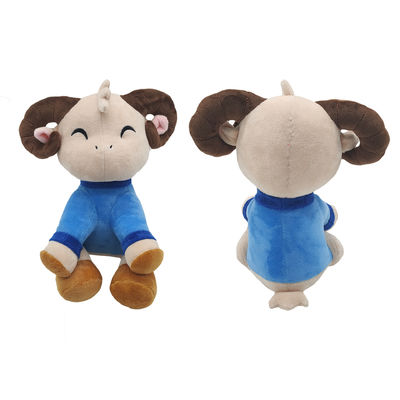 Le coton de 30cm pp des enfants remplissant peluche mignonne d'agneau joue l'oreiller de sommeil