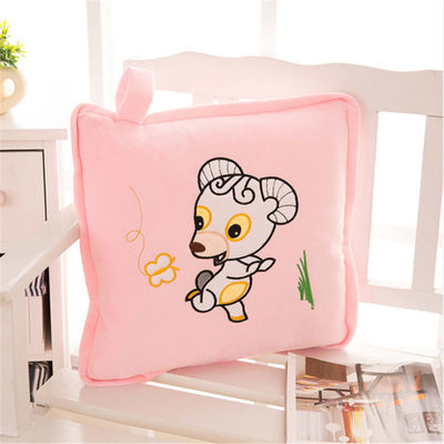 Réchauffeur mou 35x35cm de main de peluche d'OEM pour le décor à la maison