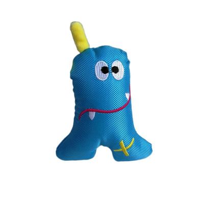 Le monstre de mer résistant de triangle de bleu d'Oxford de morsure choie des jouets de peluche