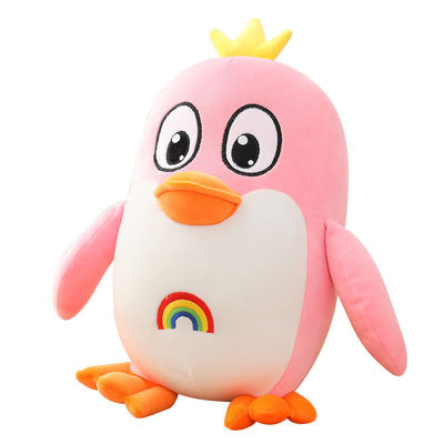 Peluche 20cm rose lavable Toy For Home Decoration de pingouin de main d'OEM
