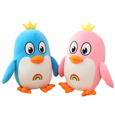 Peluche 20cm rose lavable Toy For Home Decoration de pingouin de main d'OEM