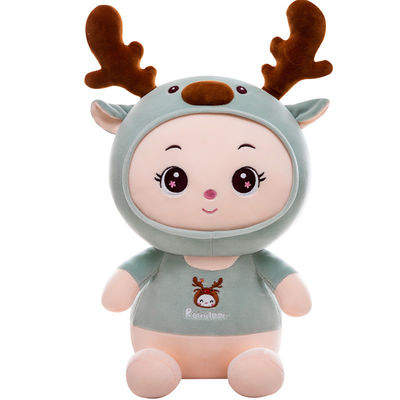 jouet 35cm de peluche de cerfs communs de 35cm avec le cadeau de remplissage de coton de polypropylène pour des enfants