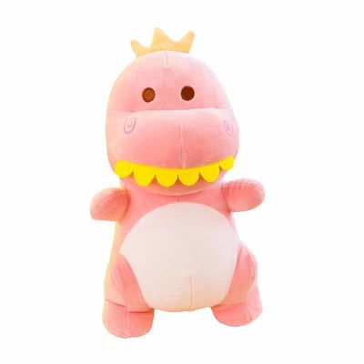 Oreiller de peluche de dinosaure de bande dessinée d'OEM 25cm avec le remplissage de coton de polypropylène