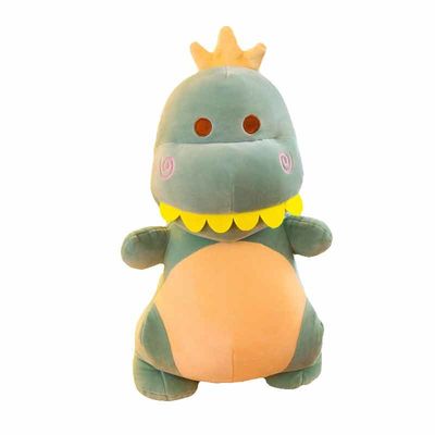 Oreiller de peluche de dinosaure de bande dessinée d'OEM 25cm avec le remplissage de coton de polypropylène