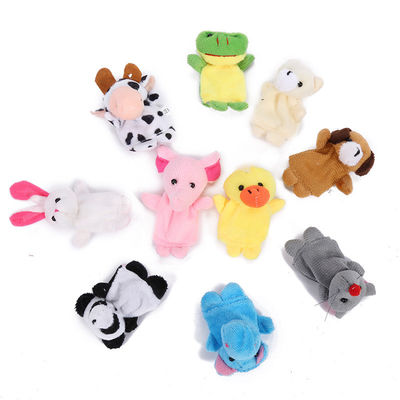 Marionnettes de doigt de peluche des étudiants 15cm d'école primaire