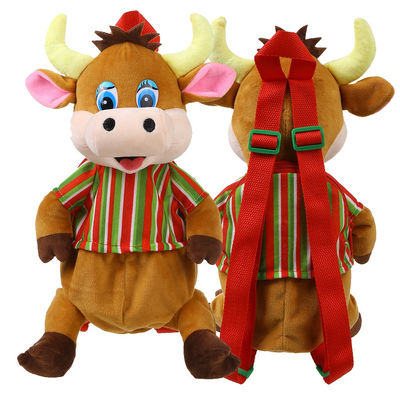3D modelant le sac à dos de peluche de vache à Noël de 30cm pour des enfants