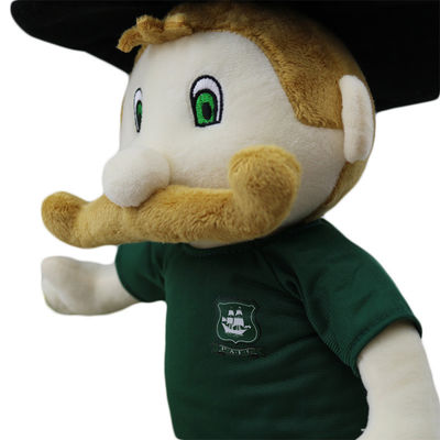Jouets barbus de peluche de Cartoon Character Stuffed de soldat