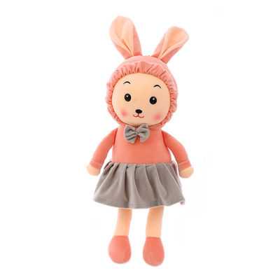 Longue peluche Toy For Childern de lapin d'oreilles de robe créative mignonne