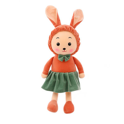 Longue peluche Toy For Childern de lapin d'oreilles de robe créative mignonne