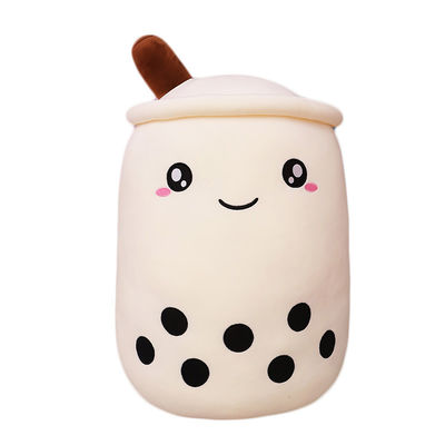 Nuage comme l'oreiller lavable de tasse de thé de lait de peluche de contact