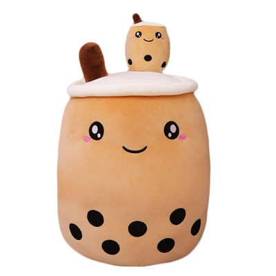 Nuage comme l'oreiller lavable de tasse de thé de lait de peluche de contact
