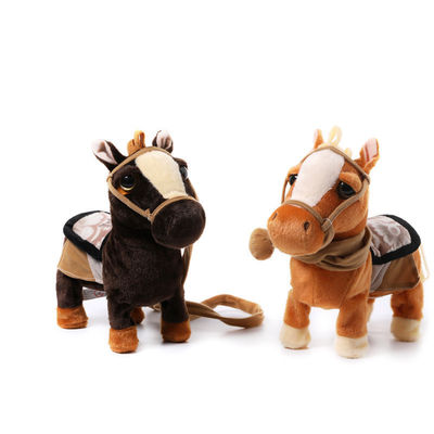 Pelez la peluche électrique amicale Pony Toy de short de mouvement