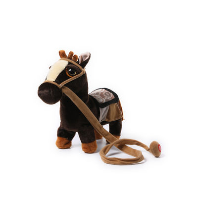 Pelez la peluche électrique amicale Pony Toy de short de mouvement