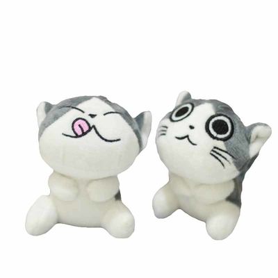 remplissage de coton de 15cm Cat Plush Keychain With Polypropylene