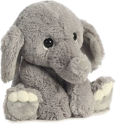Aucun jouets de effacement de Gray Polyester Long Plush Elephant