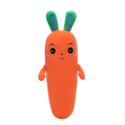 La carotte molle superbe lavable d'émulation a bourré le jouet végétal de peluche du jouet OEM/oDM
