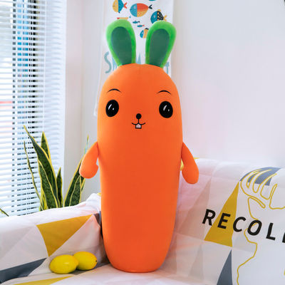 La carotte molle superbe lavable d'émulation a bourré le jouet végétal de peluche du jouet OEM/oDM