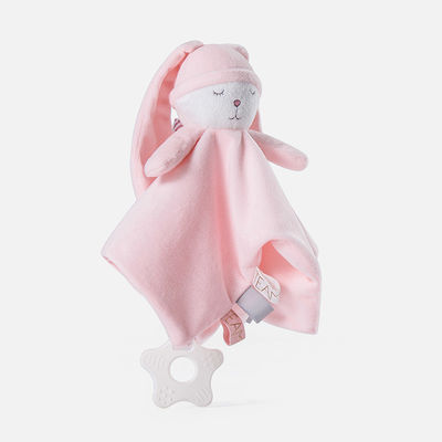 Couverture de sécurité amicale de bébé de peau 50x70cm avec le jouet animal de peluche