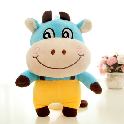 Poupée de peluche de vache à zodiaque d'EN71 30cm Skin Friendly Company