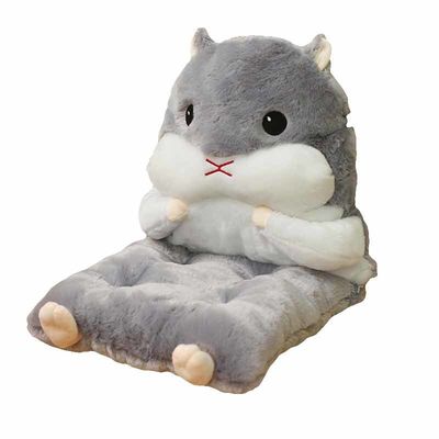 Coussin détachable multifonctionnel de peluche de hamster