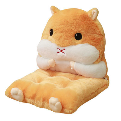 Coussin détachable multifonctionnel de peluche de hamster