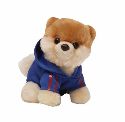 Jouet mignon de peluche de chien bourré par coton gentil à croquer de 20cm pp
