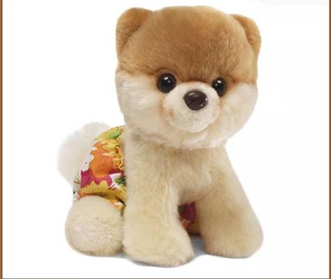 Jouet mignon de peluche de chien bourré par coton gentil à croquer de 20cm pp