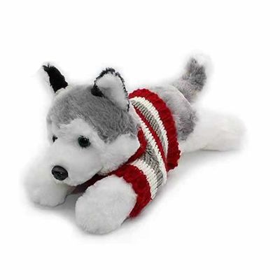 Jouet mignon de peluche de chien bourré par coton gentil à croquer de 20cm pp