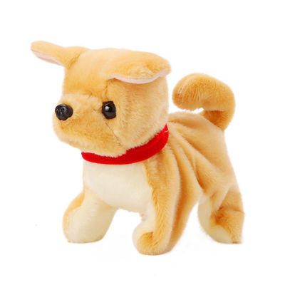 Poupée 20cm exprimante inodore de peluche de chien pour des enfants