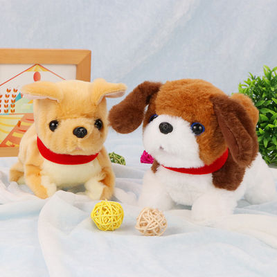 Poupée 20cm exprimante inodore de peluche de chien pour des enfants