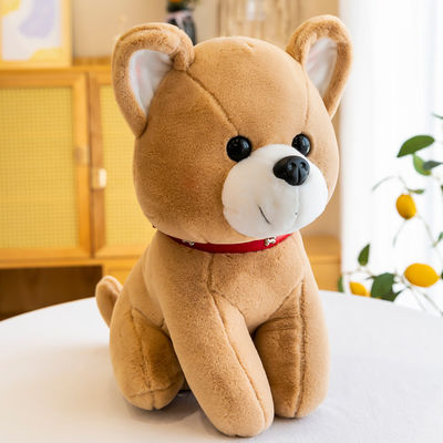 Jouets bourrés Brushy de chien d'OEM avec le logo imprimé