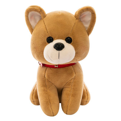 Jouets bourrés Brushy de chien d'OEM avec le logo imprimé