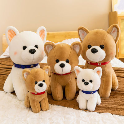 Jouets bourrés Brushy de chien d'OEM avec le logo imprimé