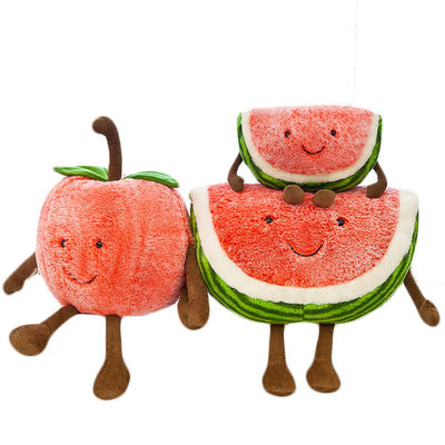 Oreiller lavable de fruit de simulation de la machine EN71 pour des enfants