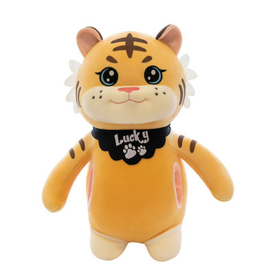 Le tissu de couture de peluche de contrat d'OEM a bourré Tiger Toy