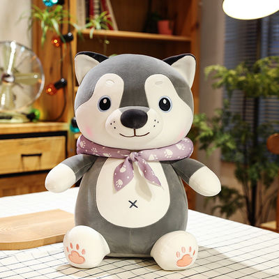 L'animal réaliste de tissu de peluche d'effet de broderie a bourré des jouets