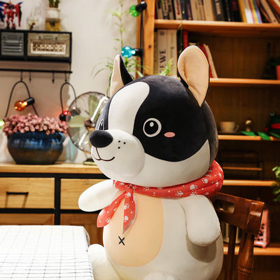 L'animal réaliste de tissu de peluche d'effet de broderie a bourré des jouets