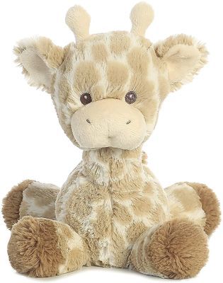 Le coton d'ASTM pp a rempli poupée se reposante de peluche de girafe