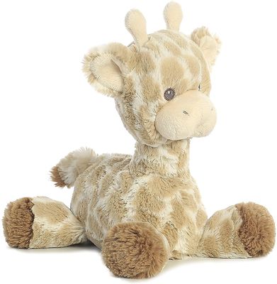 Le coton d'ASTM pp a rempli poupée se reposante de peluche de girafe