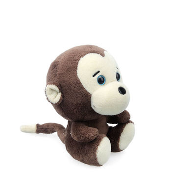 Pelez l'oreiller amical de peluche de singe de remplissage de coton de polypropylène